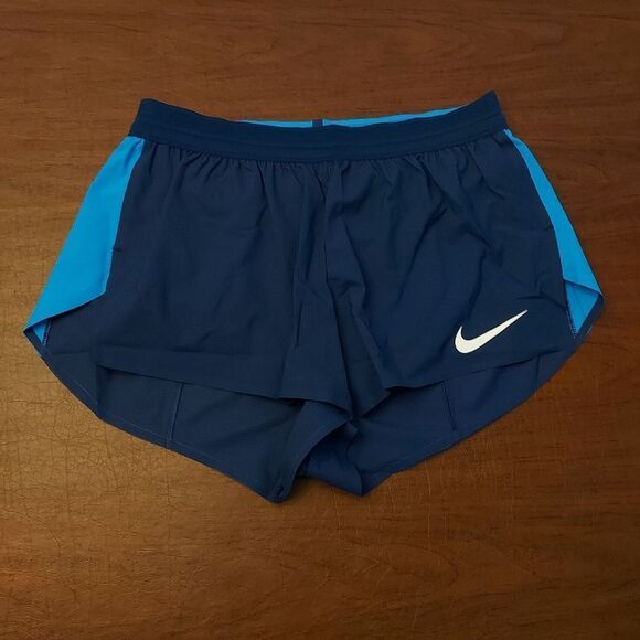 Nike Pro Elite 2” Brief Lined Running Shorts Made USA AO8485-492 Women's Size L - Picture 1 of 4